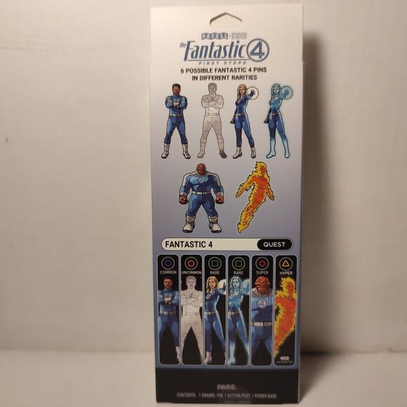Fantastic Four Quest Mystery Enamel Pin Sealed Box Official FigPin Badge - Picture 2 of 7
